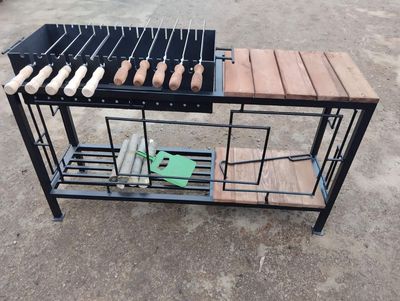 Стаціонарний мангал "Лофт" з робочою зоною    № 30 